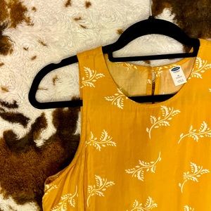 Old Navy Women's Yellow Mini Dress